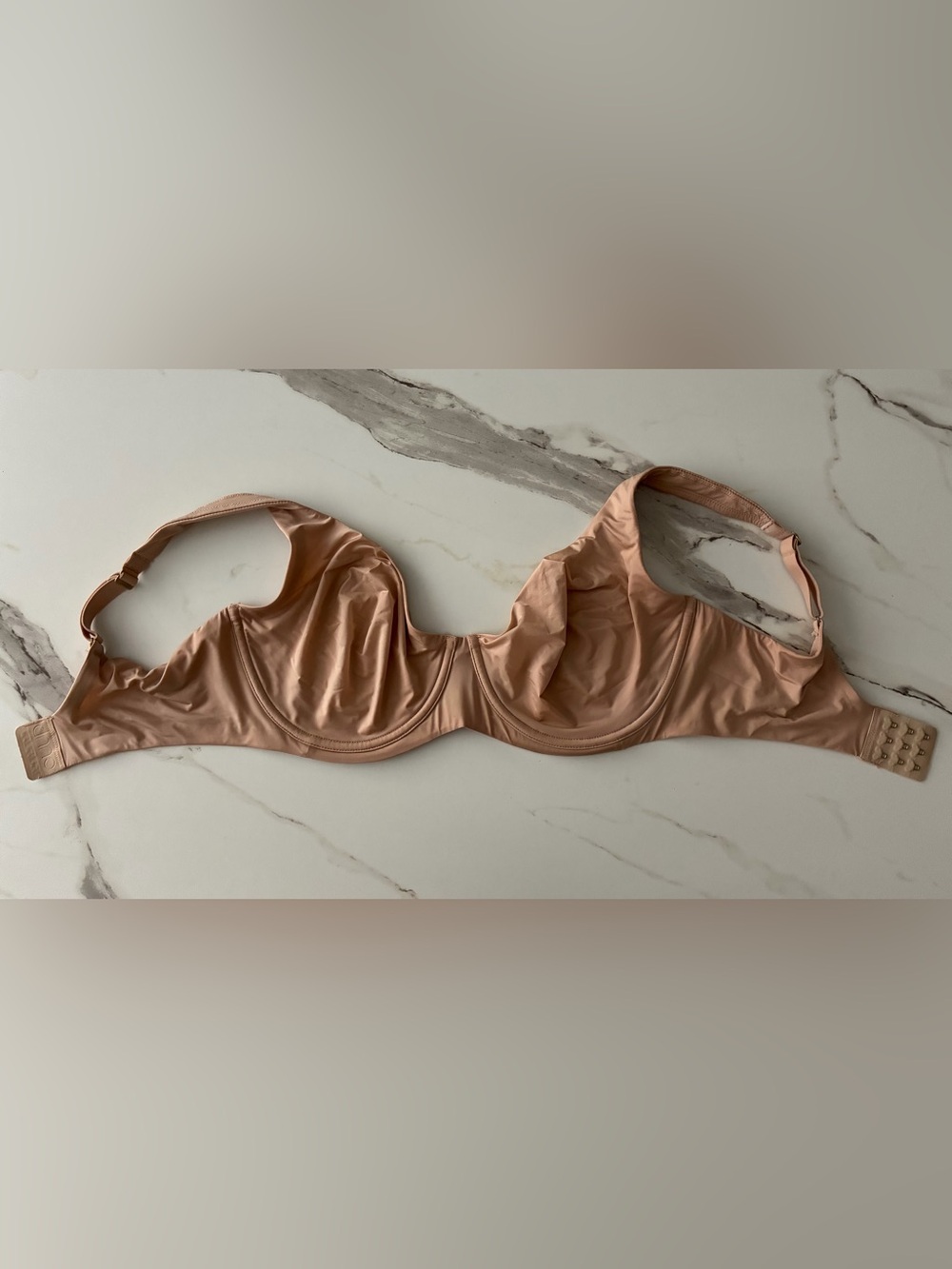 CUUP Modal Underwire Bra 38E Unlined Sand Nude